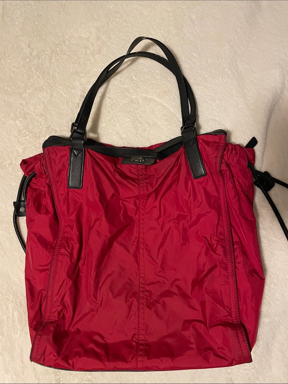 Burberry Tote Bag with Black Trim